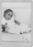Calvin as a baby.
